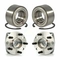 Kugel Front Rear Wheel Bearing And Hub Assembly Kit For 2002-2008 Jaguar X-Type K70-101661